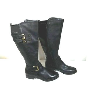 Naturalizer Women's Jessie High Shaft Black Boots Size 5M